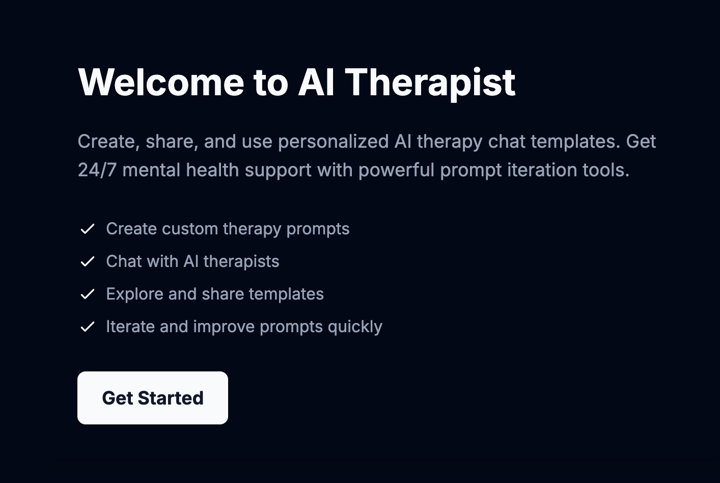 Aitherapist App